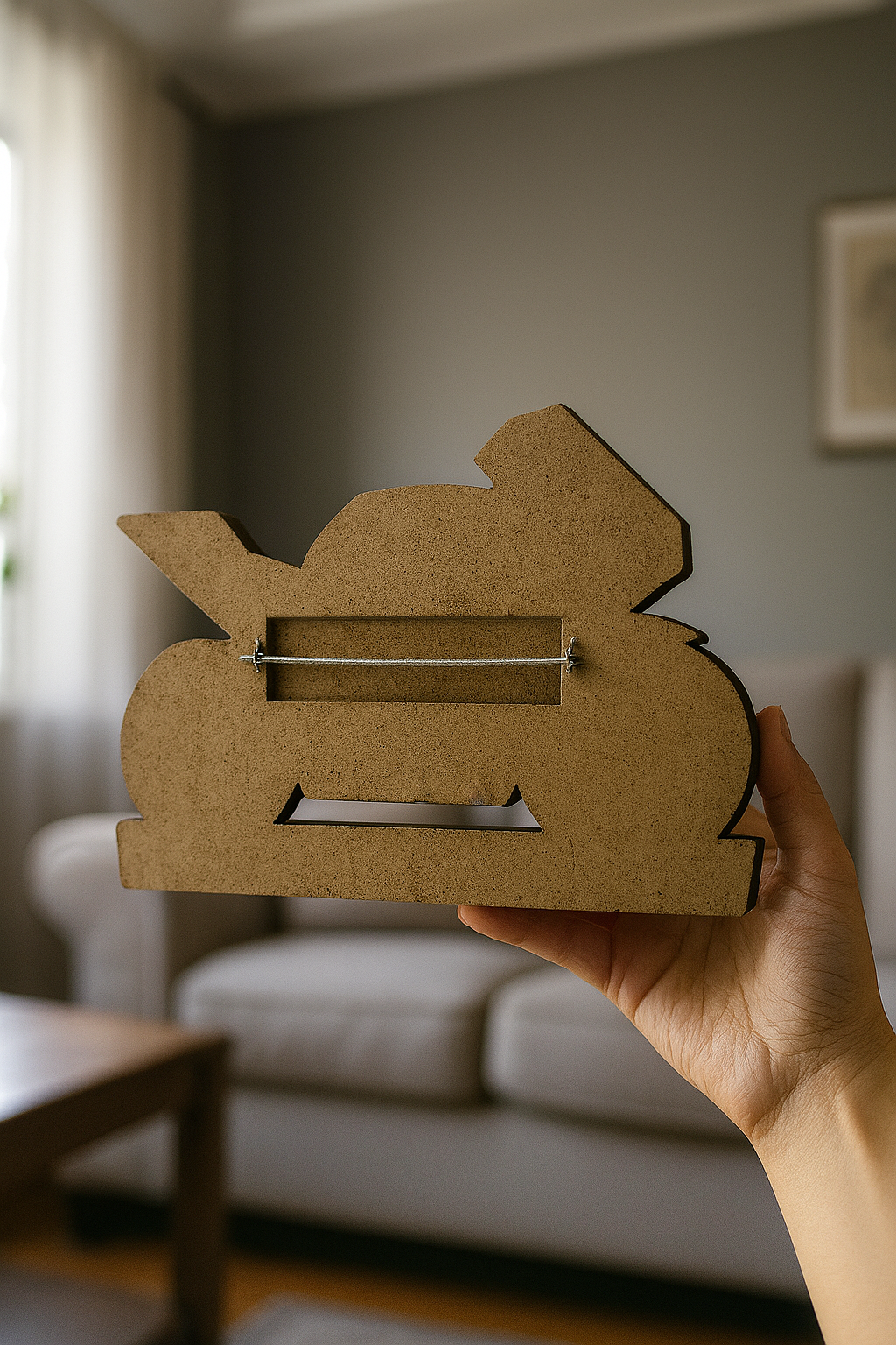 Motosiklet Figürlü Duvar Anahtarlık Askısı - Görsel 5