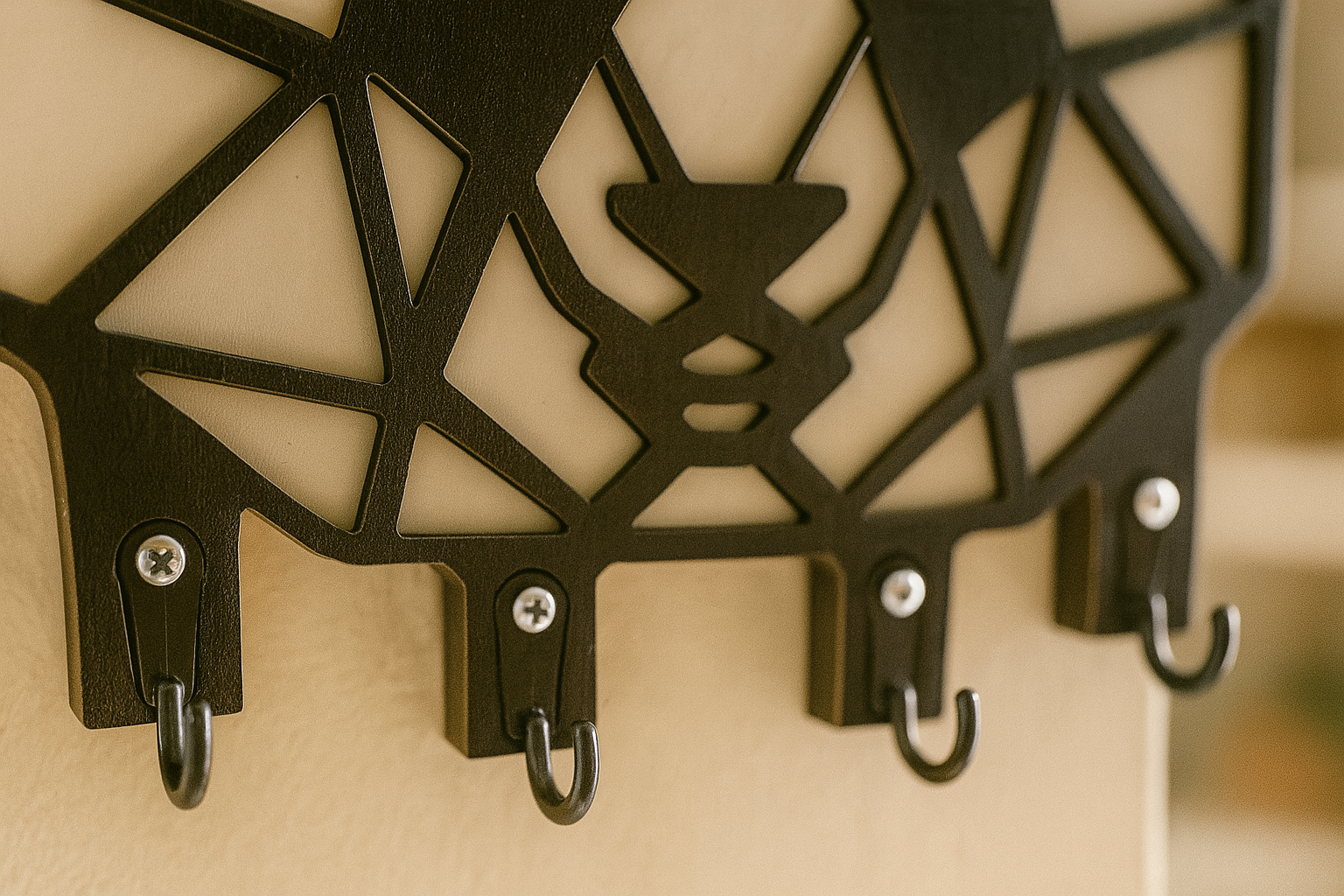 Panda Figürlü Duvar Anahtarlık Askısı - Görsel 6